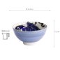 Preview: TDS, Bowl, Seafood, Ø 11.2 x 7.2 cm, 300 ml, Snapper, Blue - Item No. 7563