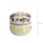 Preview: TDS, Tea Container S.S., Dekoration, 8,25 cm, 100g, Daruma Weiß, Artikel Nr.: 7790