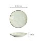 Preview: Plate Green Cosmos, Stoneware, Ø 19.5 cm, Item No. 7801