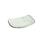 Preview: Sushi-Platte Green Cosmos, Steinzeug, 22 × 15 × 2,5 cm, Art.-Nr. 7805