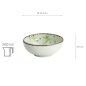 Preview: TDS, Schale, Green Cosmos, Ø 11 cm x 4cm, Art.-Nr. 7814