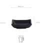 Preview: TDS, Saucenschale, Melamine, 9.2x6.9x3.1cm, 50ml, Art.-Nr. 8017