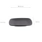 Preview: TDS, Teller, Melamine, 14.3x14.3x1.7cm, Art.-Nr. 8019