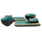Preview: TDS, Sushi Set, Glassy Turquoise, 8pcs, Item No. 8154