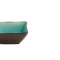 Preview: Quadratische Schale Glassy Türkis, Steinzeug, 8,3 × 8,3 × 3,5 cm, Art.-Nr. 8166