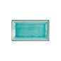 Preview: Sushi Plate Glassy Turquoise, 21.5 × 12.7 cm, Item No. 8167