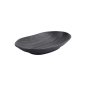 Preview: Sushi Plate Zen Black, Melamine, 23 × 14.5 × 3.5 cm, Item No. 8559