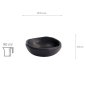 Preview: Saucenschale Schwarz, Melamin, 90 ml, Art.-Nr. 8563