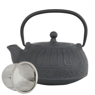 iron cast teapot, Puyang, 0.88 ltr., different colours available, item no. P08