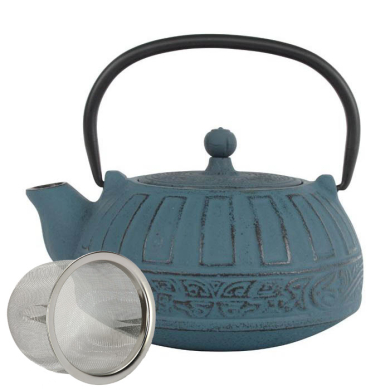 iron cast teapot, Puyang, 0.88 ltr., different colours available, item no. P08