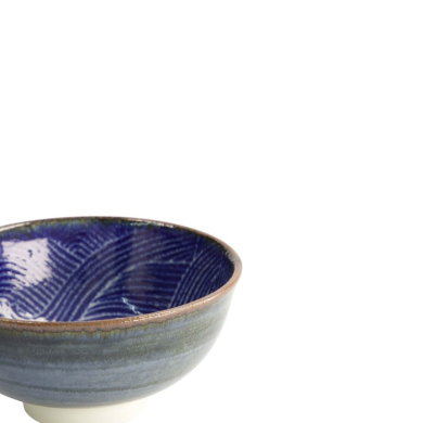 Bowl Seigaiha Blue, Porcelain, 300 ml, Item No. 14154