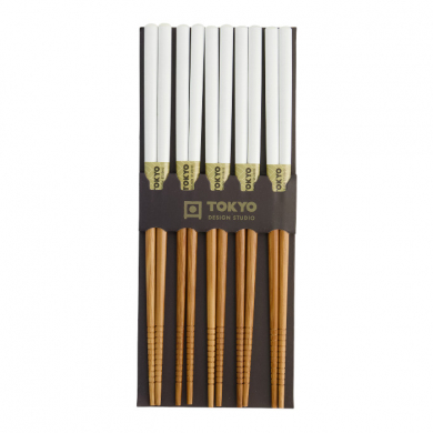 Bamboo White Chopstick Set at Tokyo Design Studio 