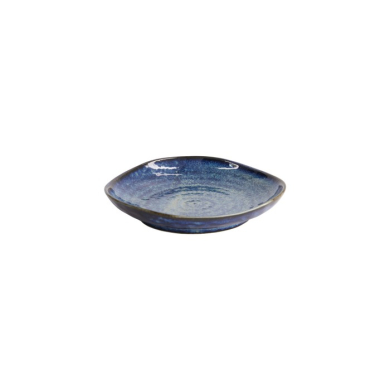 Plate Cobalt Blue, Porcelain, 16.3 × 3.2 cm, Item No. 14518