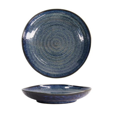 Teller Cobalt Blue, Porzellan, 22,7 &times; 4,4 cm