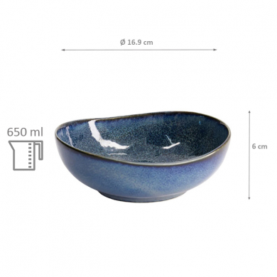 Cobalt Blue Ovale Schale bei Tokyo Design Studio (Bild 5 von 5)