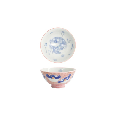 Schale Kawaii Fisch Rosa, Porzellan, 300 ml