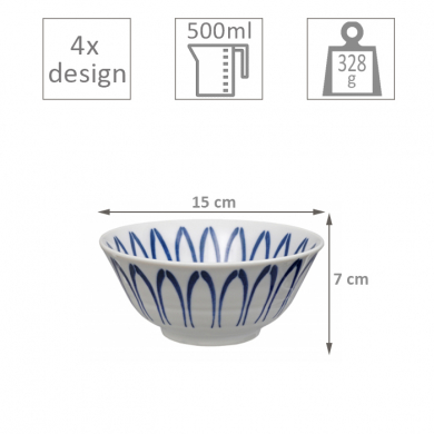 Mixed Bowls 4 Schalen Set bei Tokyo Design Studio (Bild 6 von 6)