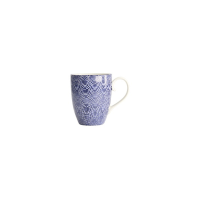 Mug Nippon Blue Dots Blue, White, Porcelain, 380 ml, Item No. 15623