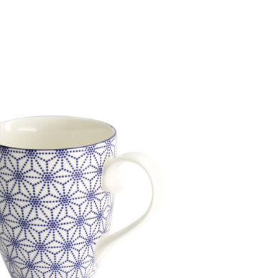 Tasse Nippon Blue Stars Blau/Weiß, Porzellan, 380 ml, Art.-Nr. 15626