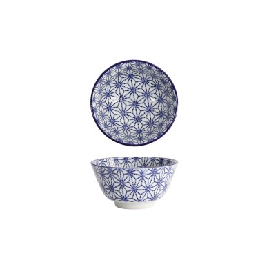 Rice Bowl Nippon Blue Stars, Porcelain, 300 ml