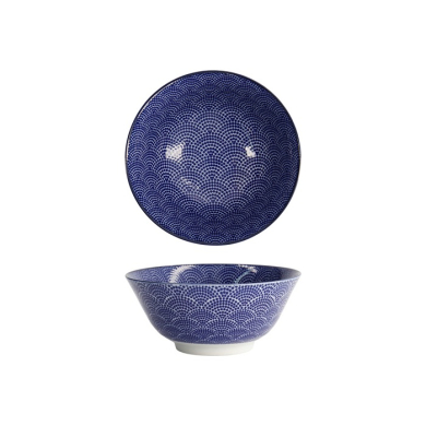 Tayo Bowl Nippon Blue Dots, Porcelain, 500 ml