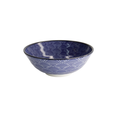 Ramenschale Soba Nippon Blue Dots, Porzellan, 1 L, Art.-Nr. 16013