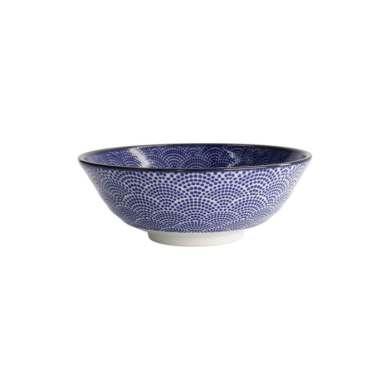 Ramenschale Soba Nippon Blue Dots, Porzellan, 1 L, Art.-Nr. 16013