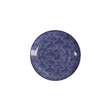Plate Nippon Blue Dots, Porcelain, Ø 16 cm, Item No. 16019