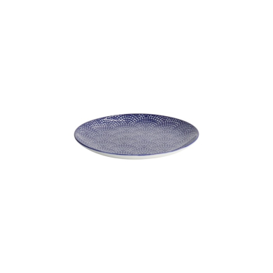 Plate Nippon Blue Dots, Porcelain, Ø 16 cm, Item No. 16019