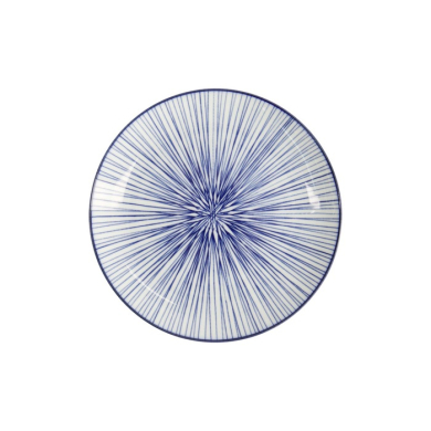 Teller Nippon Blue Lines, Porzellan, Ø 20,6 cm, Art.-Nr. 16021