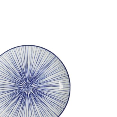 Teller Nippon Blue Lines, Porzellan, Ø 20,6 cm, Art.-Nr. 16021