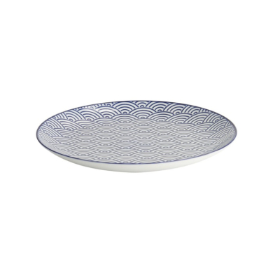 Teller Nippon Blue Waves, Porzellan, Ø 25,7 cm, Art.-Nr. 16024