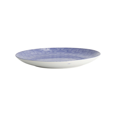 Plate Nippon Blue Dots, Porcelain, Ø 25.7 cm, Item No. 16025