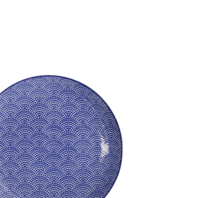 Plate Nippon Blue Dots, Porcelain, Ø 25.7 cm, Item No. 16025