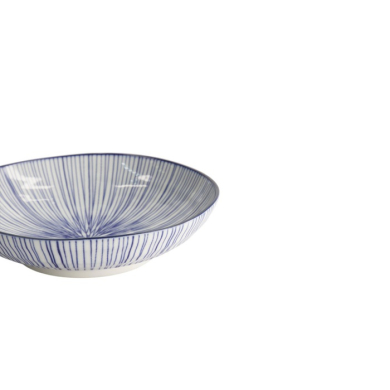 Pastateller Nippon Blue Lines, Porzellan, Ø 21 cm, Art.-Nr. 16030