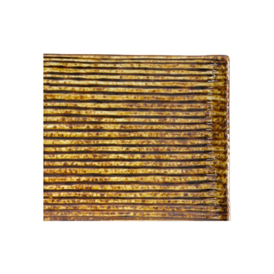 Sushi-Platte Mino Craft Braun, Porzellan, 23,8 × 15 cm, Art.-Nr. 16308