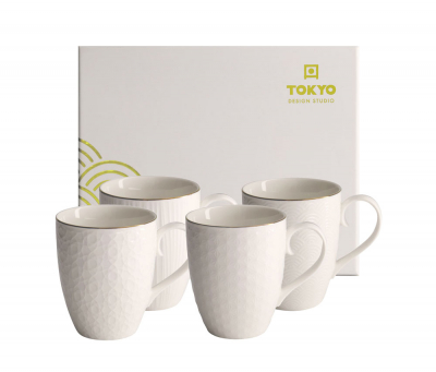Nippon White 4 Tassen Set bei Tokyo Design Studio (Bild 1 von 6)