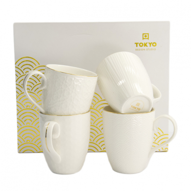 Nippon White 4 Tassen Set bei Tokyo Design Studio (Bild 4 von 8)