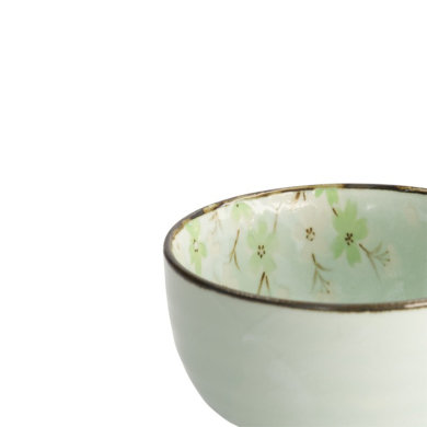 Bowl Green Cosmos, Stoneware, 550 ml, Item No. 16501