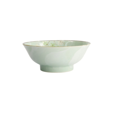 Noodle Bowl Green Cosmos, Stoneware, 1.3 L, Item No. 16504