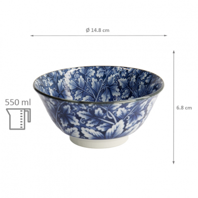 Hana Blue Mixed Bowls Schale bei Tokyo Design Studio (Bild 6 von 6)