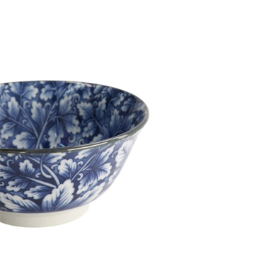 Reisschale Hana Blue Mixed Bowls Dami Botan, Porzellan, 550 ml, Art.-Nr. 16521