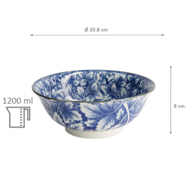 Hana Blue Mixed Bowls Ramen-Schale bei Tokyo Design Studio (Bild 6 von 6)