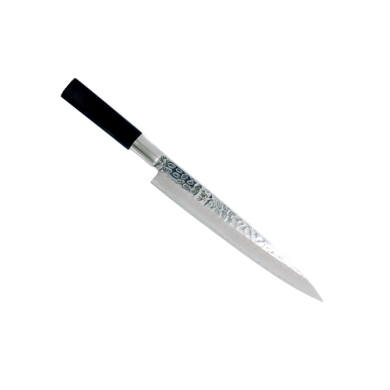 Sashimi Knife (fillet knife) Sekiryu, Stainless steel, Hammered finish, blade 21 cm, handle in ABS plastic, Item No. 16603