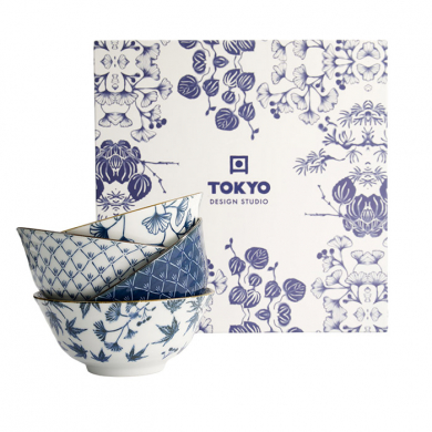 Flora Japonica 4 Schalen Set bei Tokyo Design Studio (Bild 1 von 7)