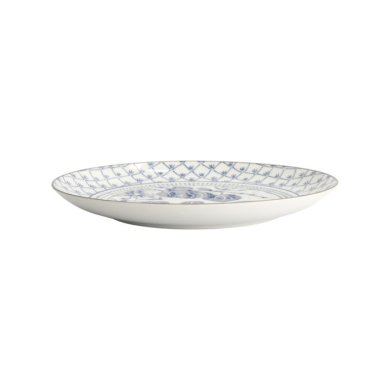 Plate Flora Japonica Ivy Blue, White, Porcelain, Ø 25.7 cm, Item No. 16723
