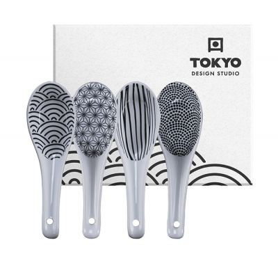 Nippon Black 4 Suppenlöffel Set bei Tokyo Design Studio (Bild 1 von 5)