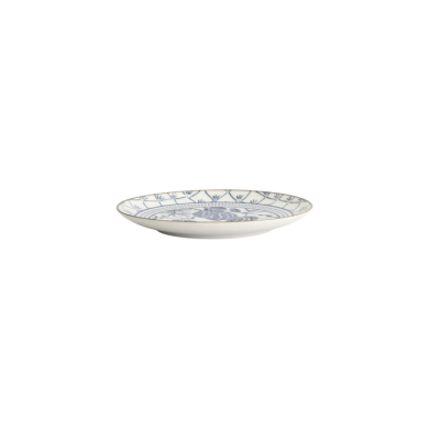 Plate Flora Japonica Ivy Blue, White, Porcelain, Ø 16 cm, Item No. 16848
