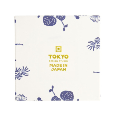 Plate Set Flora Japonica Blue, White in a gift box, 4pcs, Porcelain, Ø 16 cm, Item No. 16851