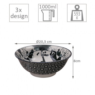Mixed Bowls Senshi Ramen Bowl in Gift Box at Tokyo Design Studio (picture 3 of 3)